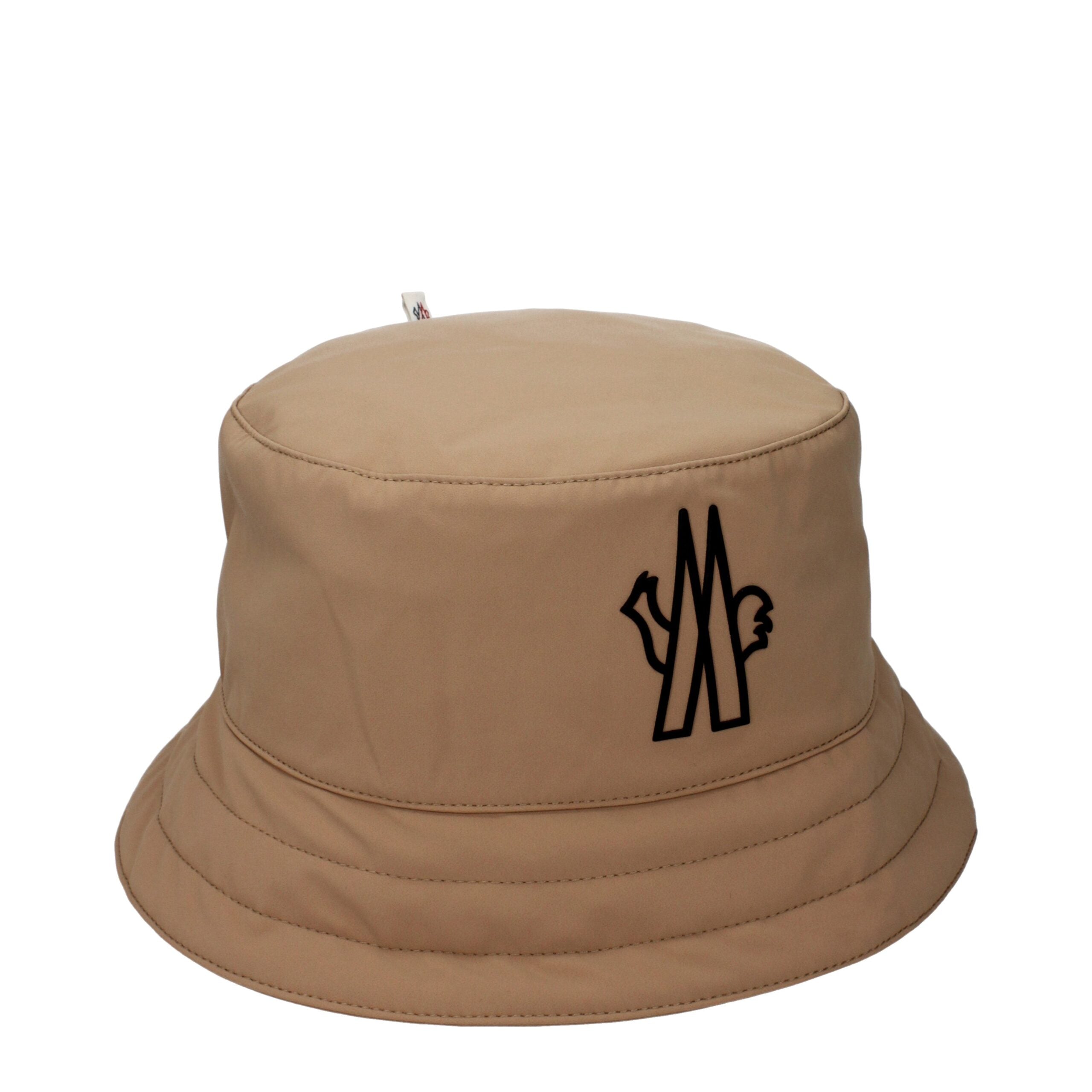 Moncler Beige Fabric Bucket Hat – Timeless Luxury Accessory