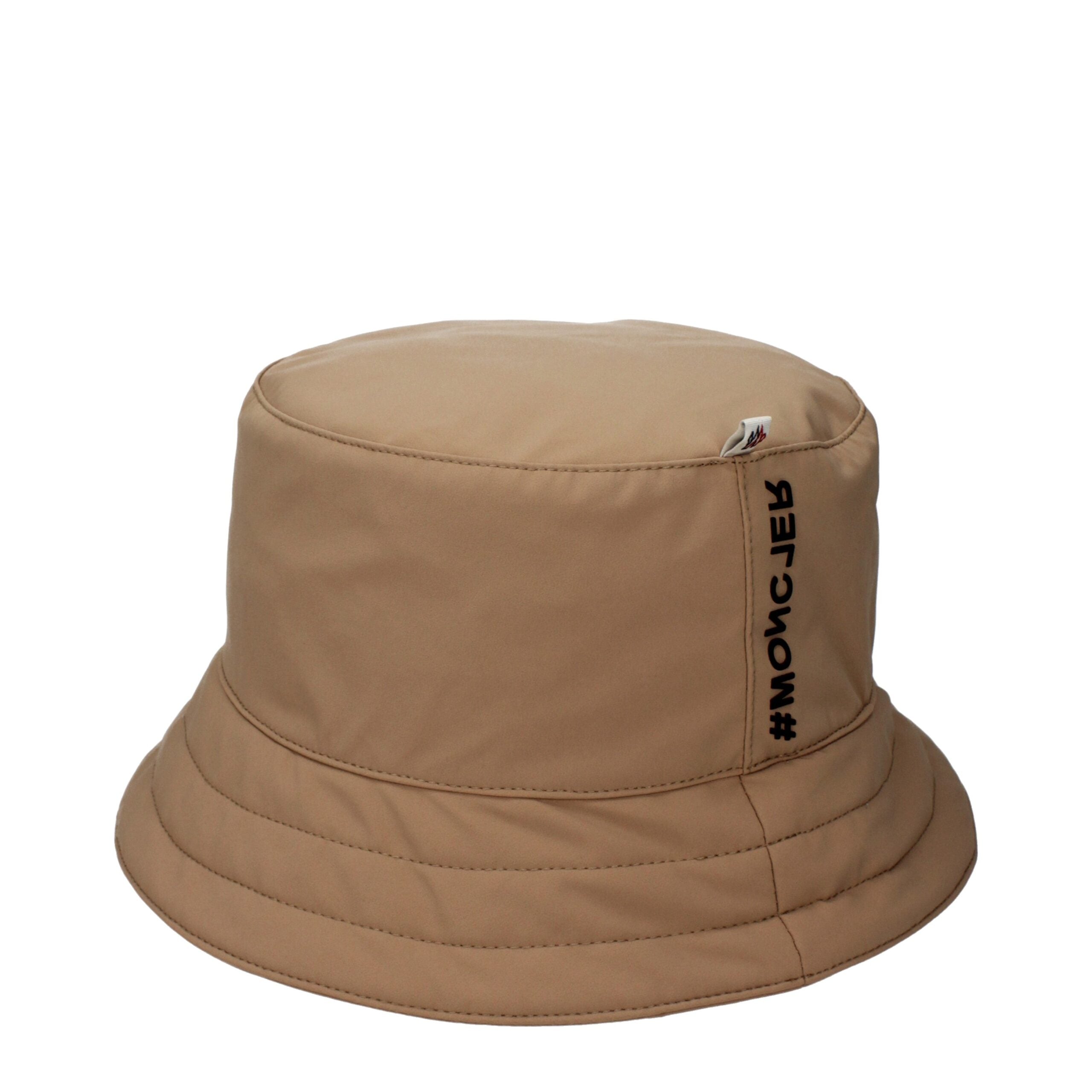 Moncler Beige Fabric Bucket Hat – Timeless Luxury Accessory