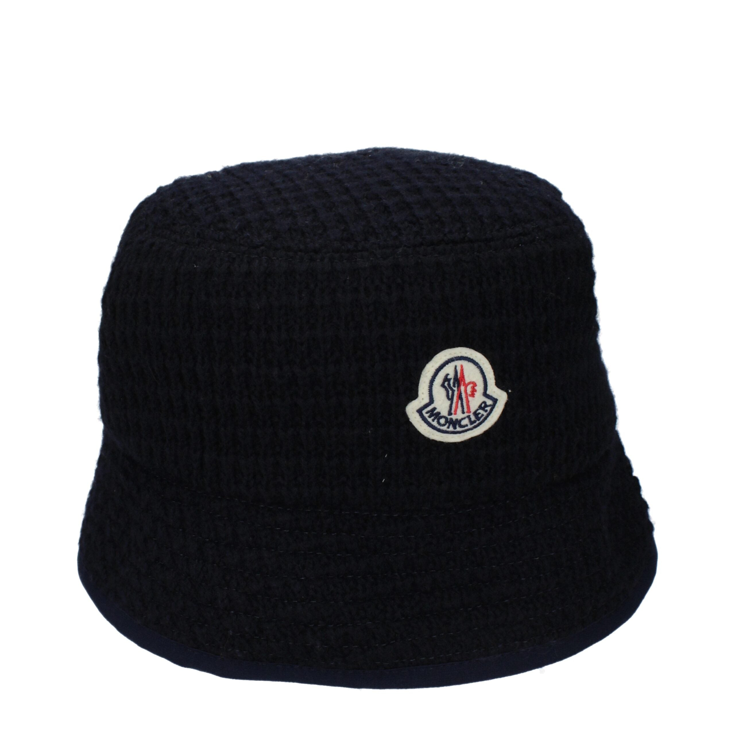Moncler Blue Wool Bucket Hat - Timeless Luxury Accessory