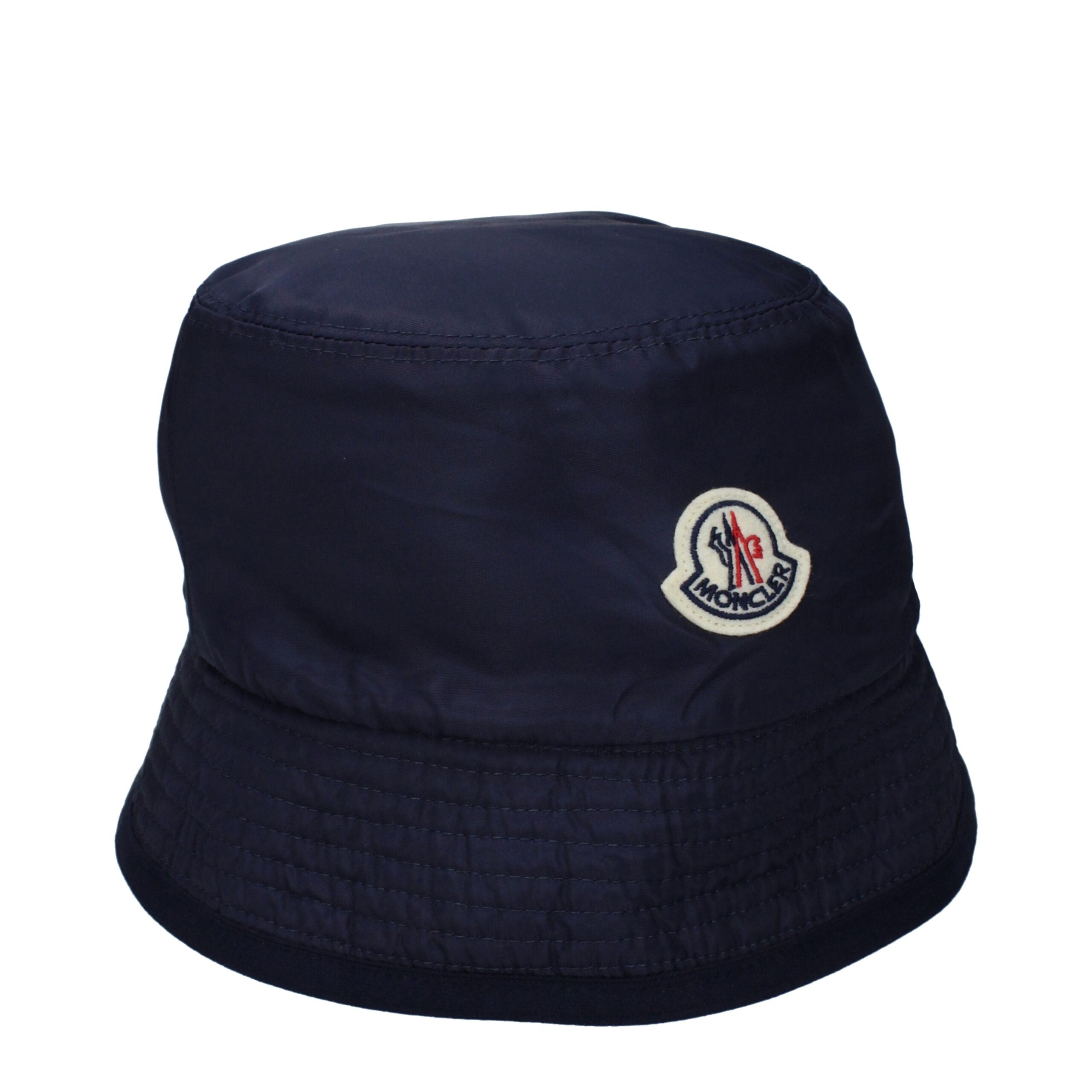 Moncler Blue Wool Bucket Hat - Artisanal Luxury Accessory