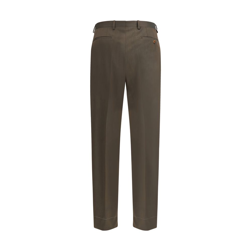 Brioni Bicolor Fleece Wool Casual Pants - Exquisite Luxury Style