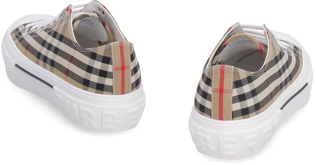 Burberry Archive Beige Italian Leather Sneakers - DEA STILOSA MILANO