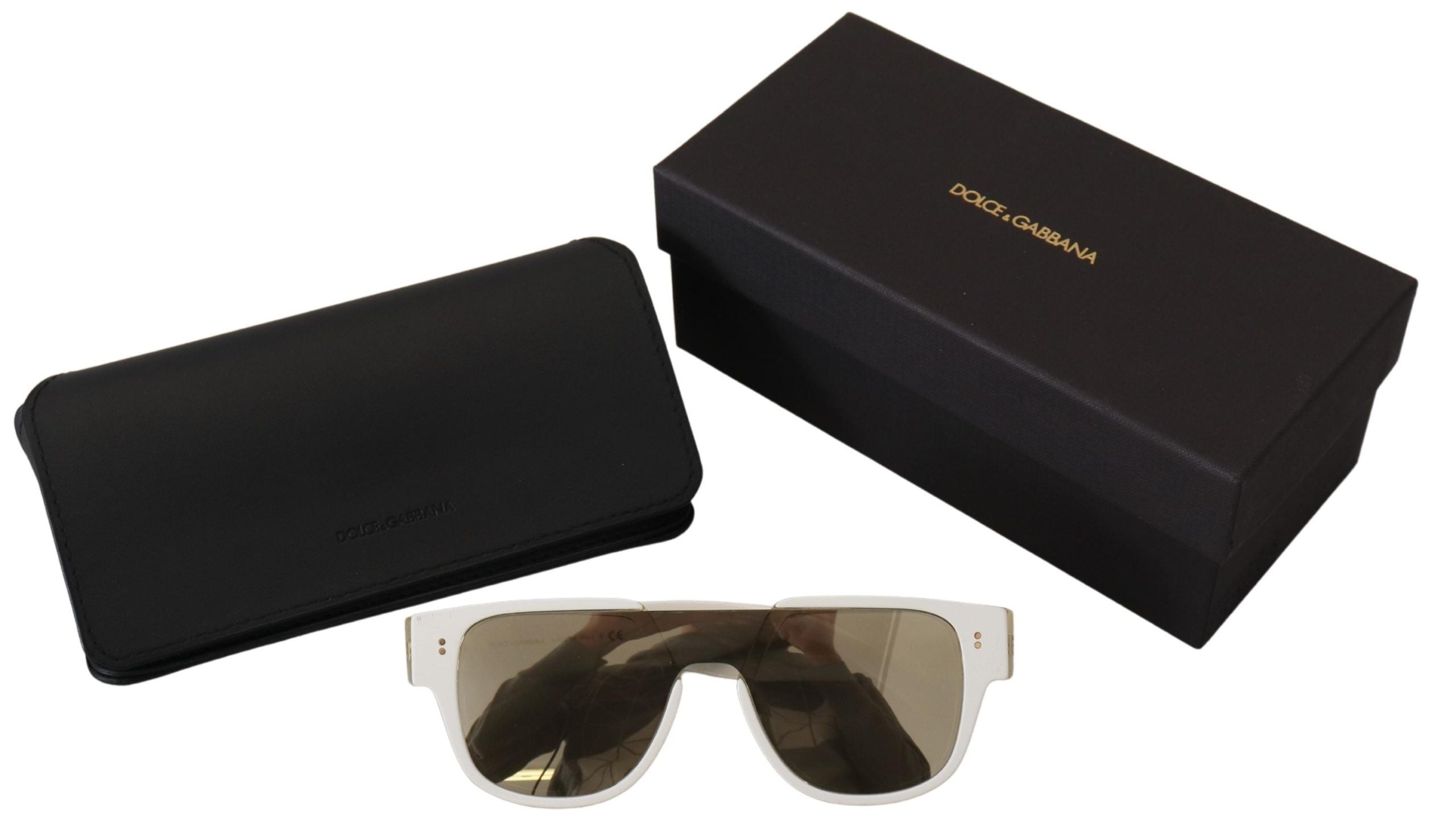 Dolce & Gabbana Elegant White Acetate Sunglasses for Women - DEA STILOSA MILANO