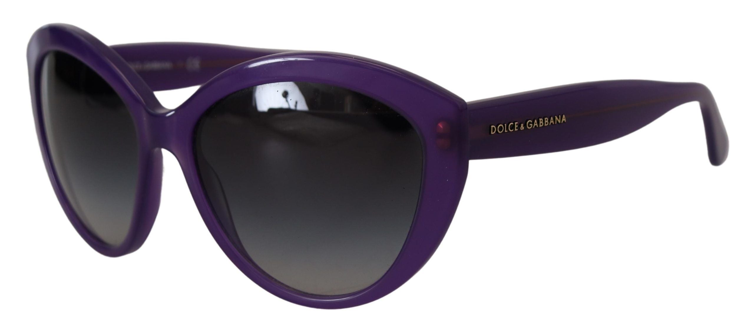 Dolce & Gabbana Chic Purple Cat-Eye Designer Sunglasses - DEA STILOSA MILANO