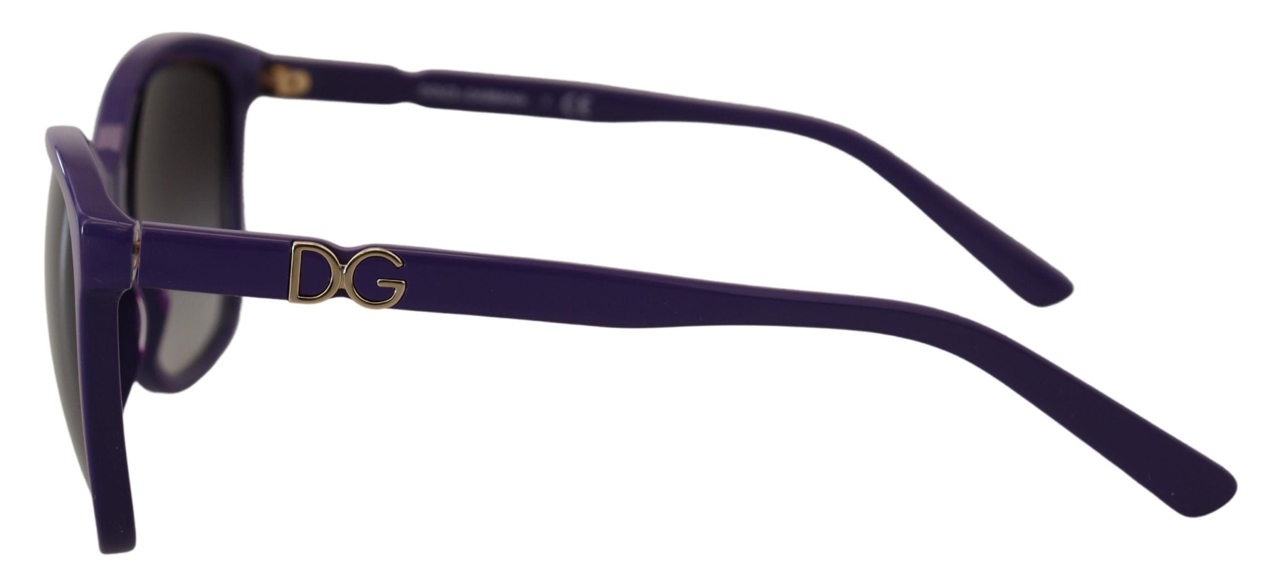 Dolce & Gabbana Elegant Violet Round Sunglasses for Women - DEA STILOSA MILANO