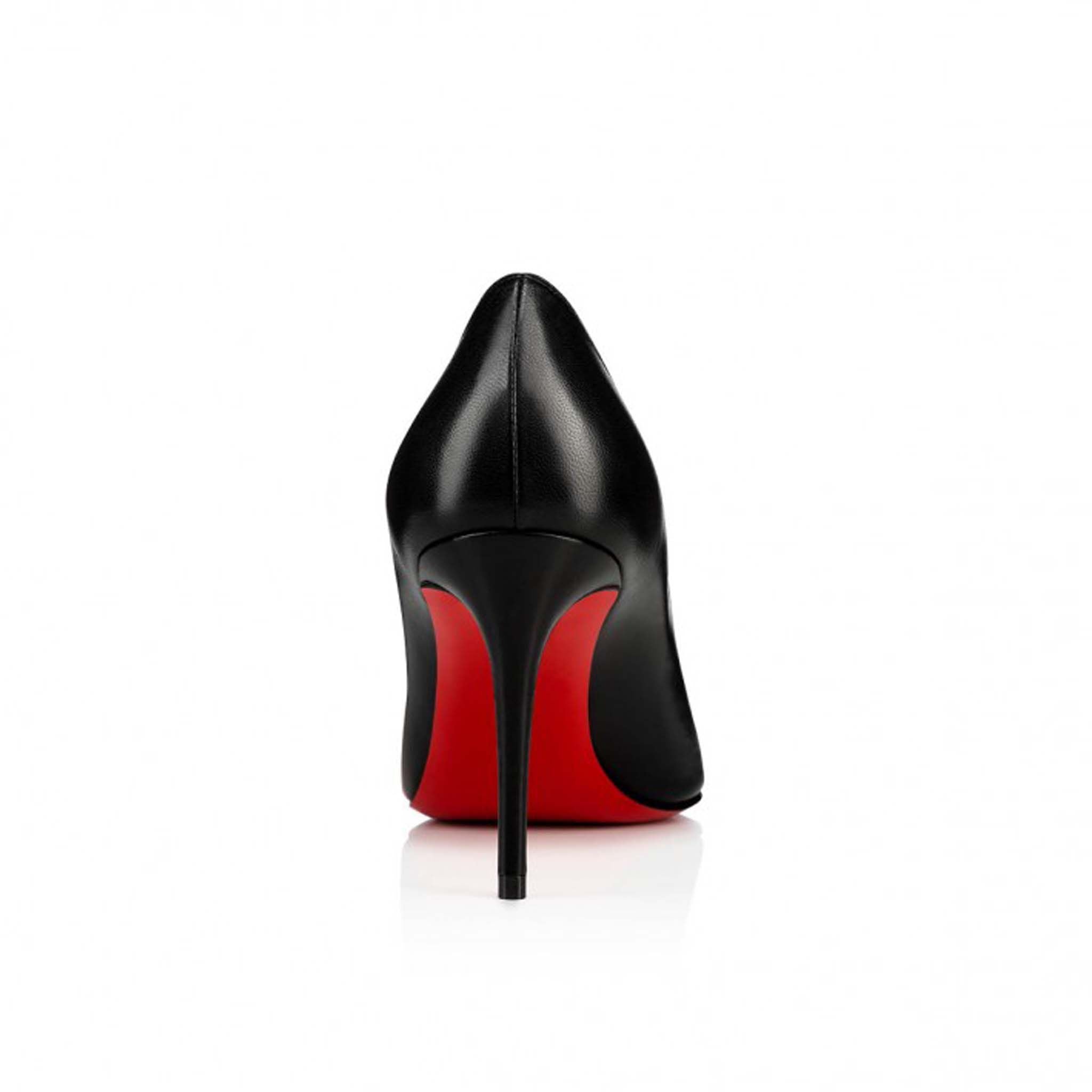 Christian Louboutin Black Leather Kate 85 Pumps - DEA STILOSA MILANO