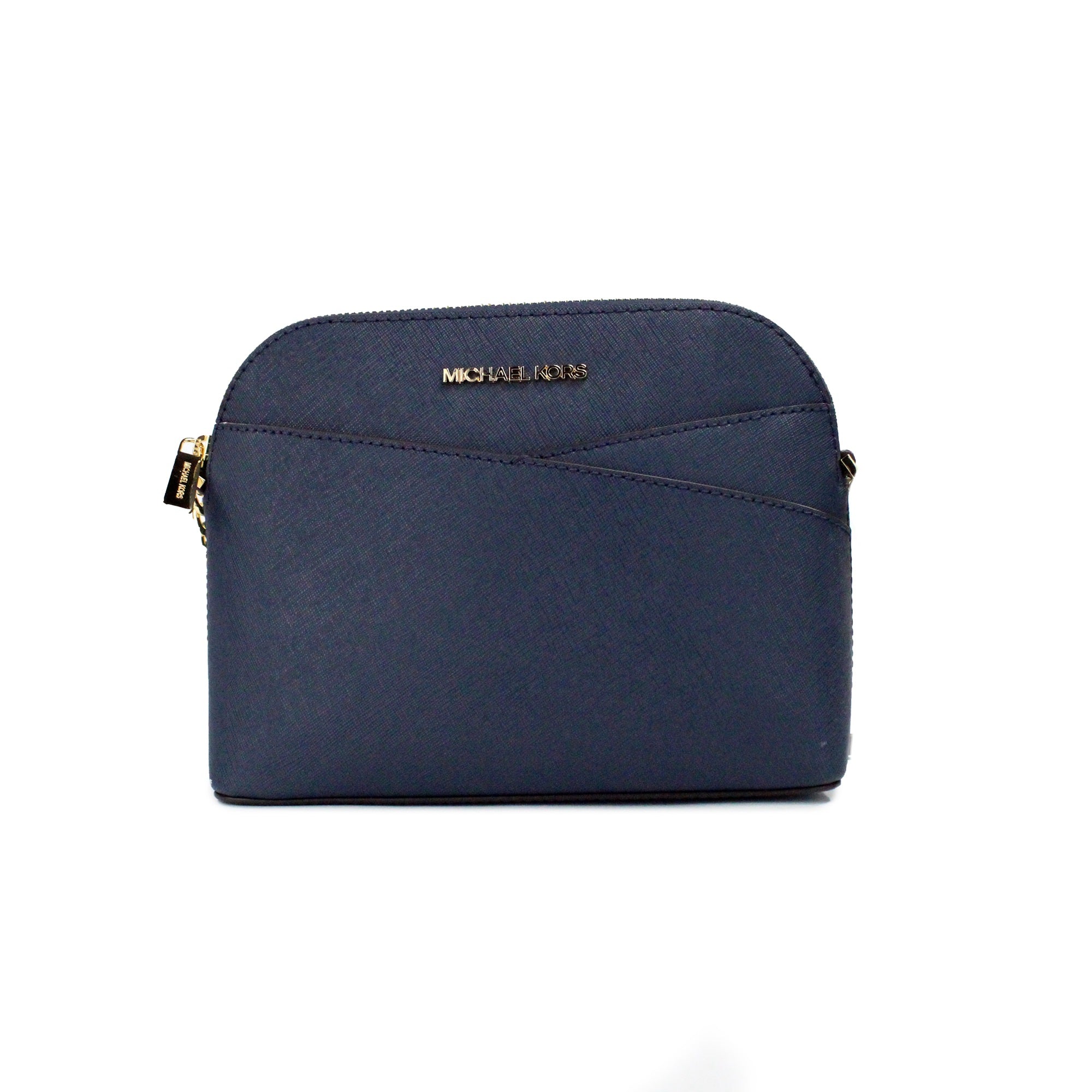 Michael Kors Jet Set Navy Medium X Dome Leather Crossbody Bag Purse - DEA STILOSA MILANO