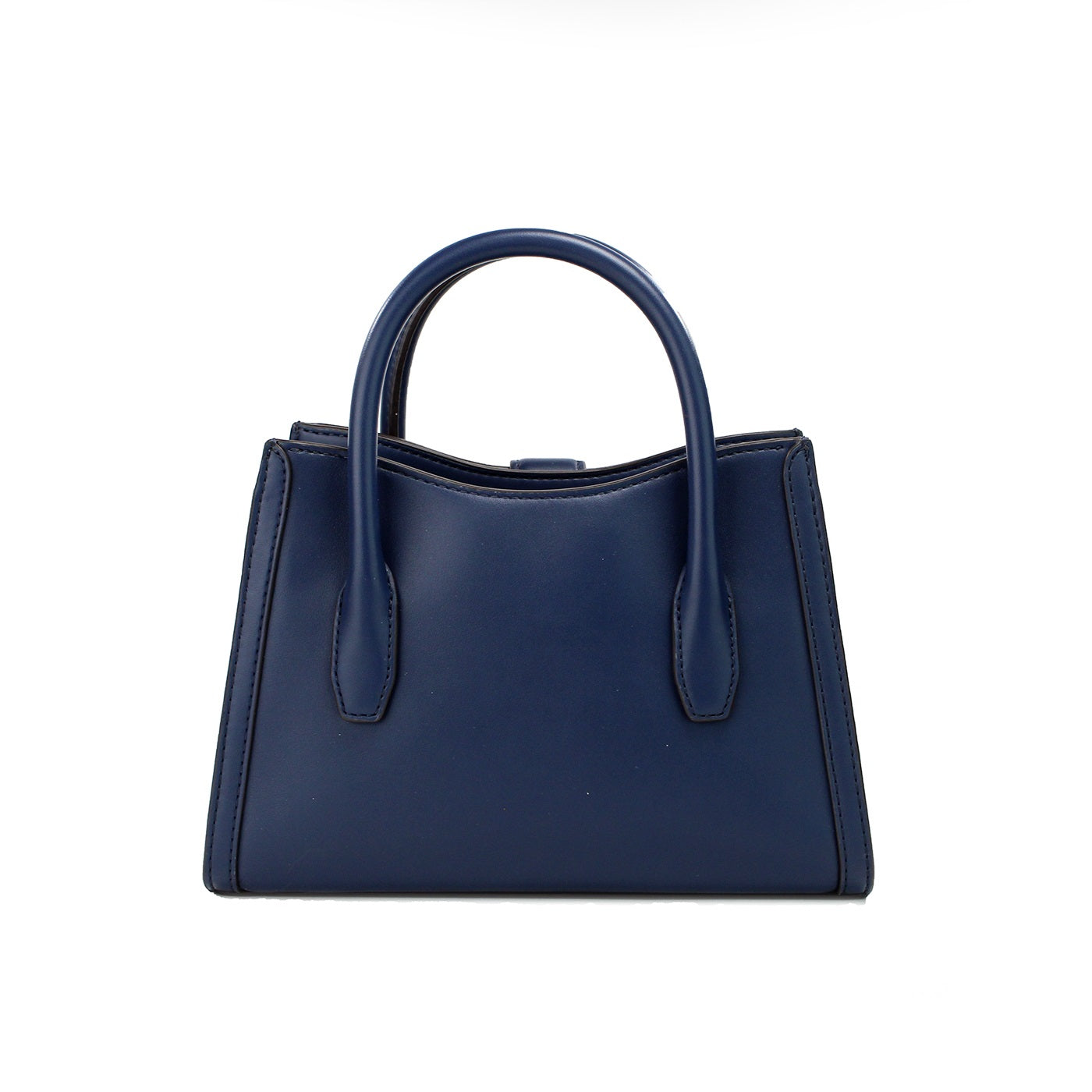 Michael Kors Gabby Small Navy Faux Leather Top Zip Satchel Crossbody Purse - DEA STILOSA MILANO