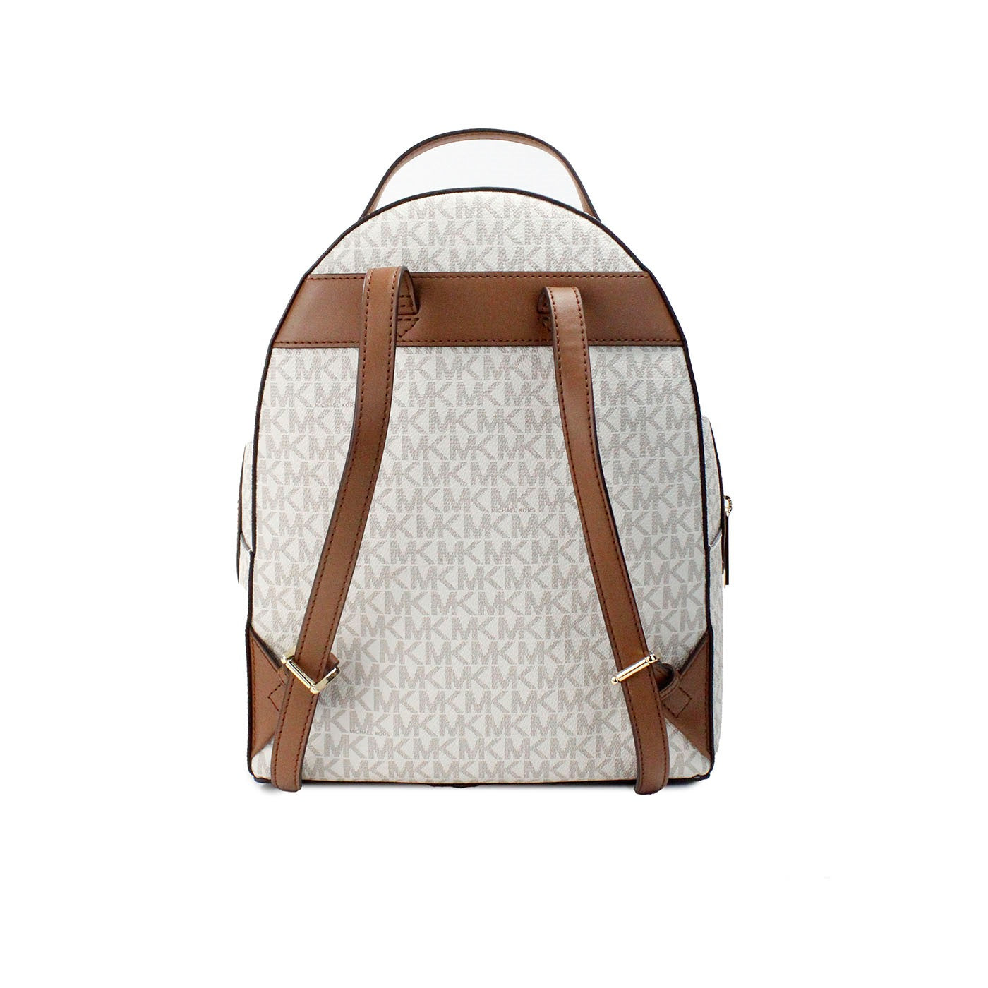 Michael Kors Sheila Medium Vanilla Signature PVC Front Pocket Backpack Bag - DEA STILOSA MILANO