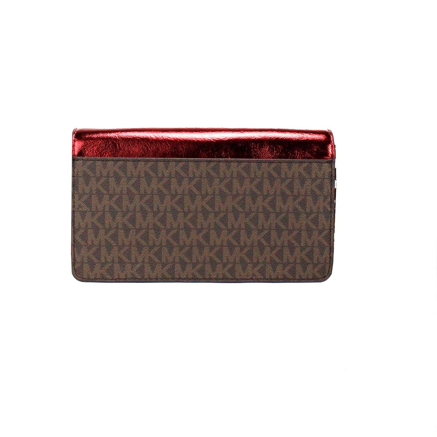 Michael Kors Jet Set Travel Crimson Small Flap Clutch Crossbody Bag - DEA STILOSA MILANO