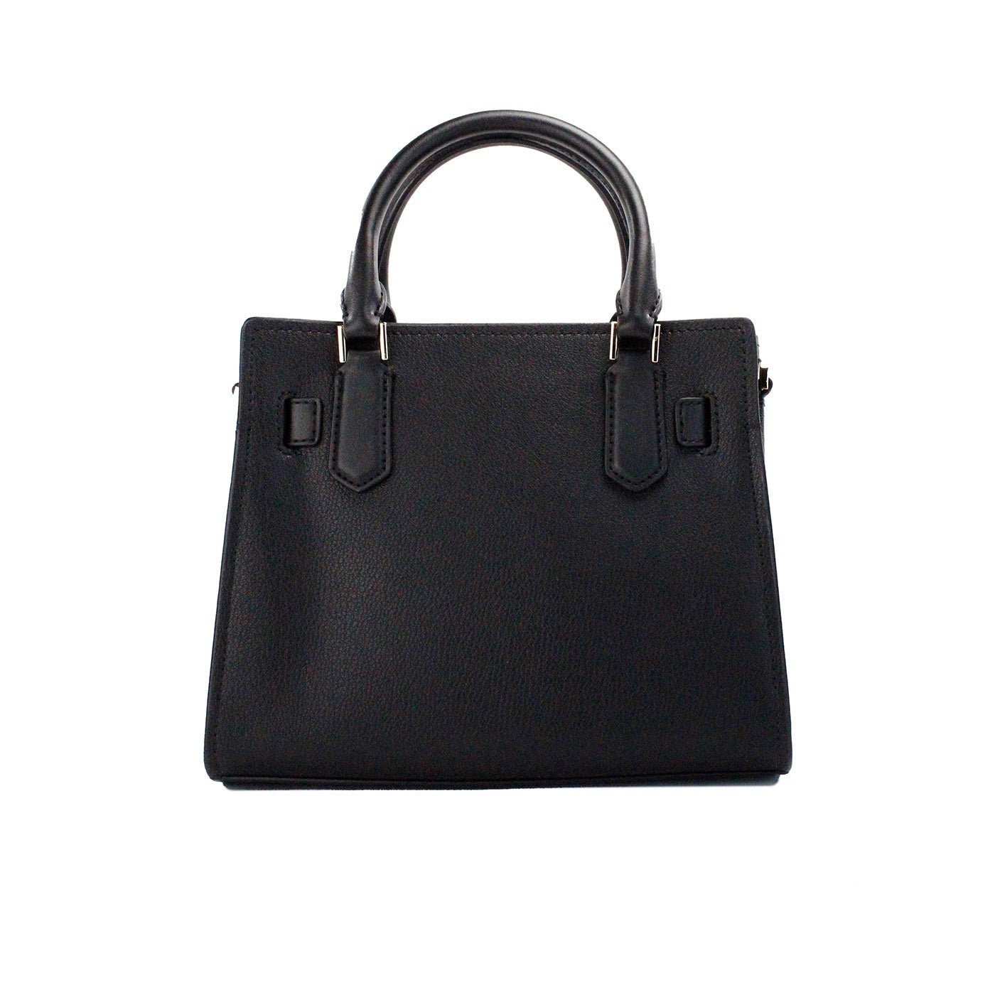 Michael Kors Hamilton Small Black Haircalf Leather Satchel Crossbody Bag - DEA STILOSA MILANO