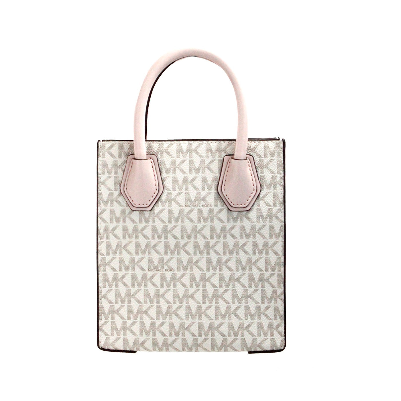 Michael Kors Mercer XS Powder Blush PVC North South Shopper Crossbody Bag - DEA STILOSA MILANO