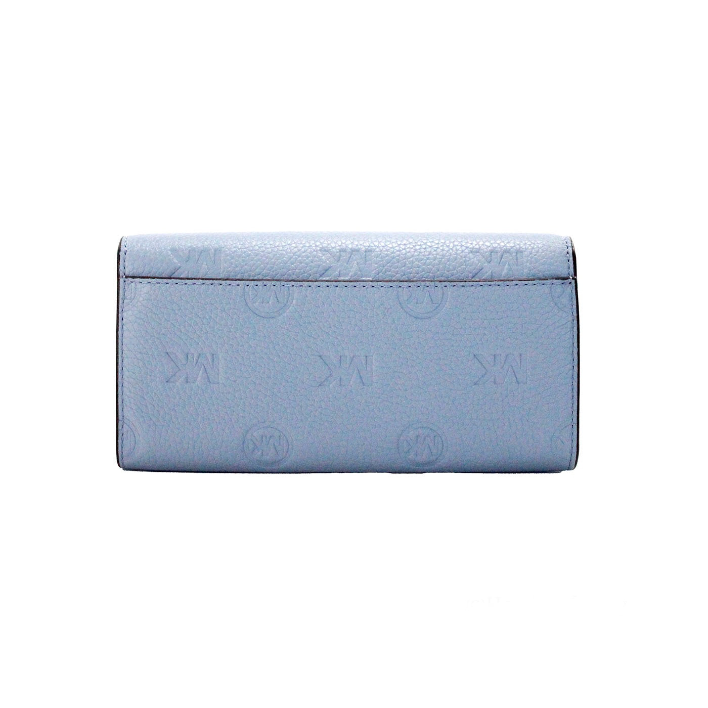Michael Kors Jet Set Large Pale Blue Embossed Envelope Continental Clutch Wallet - DEA STILOSA MILANO