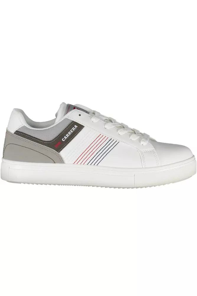 Carrera White Polyester Sneaker - DEA STILOSA MILANO