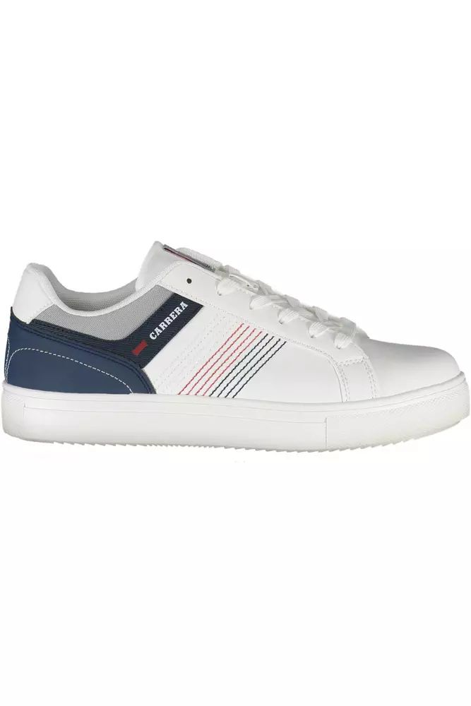 Carrera White Polyester Sneaker - DEA STILOSA MILANO