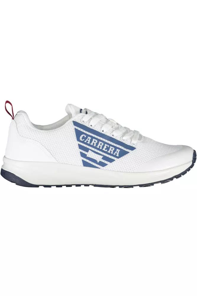 Carrera White Polyester Sneaker - DEA STILOSA MILANO