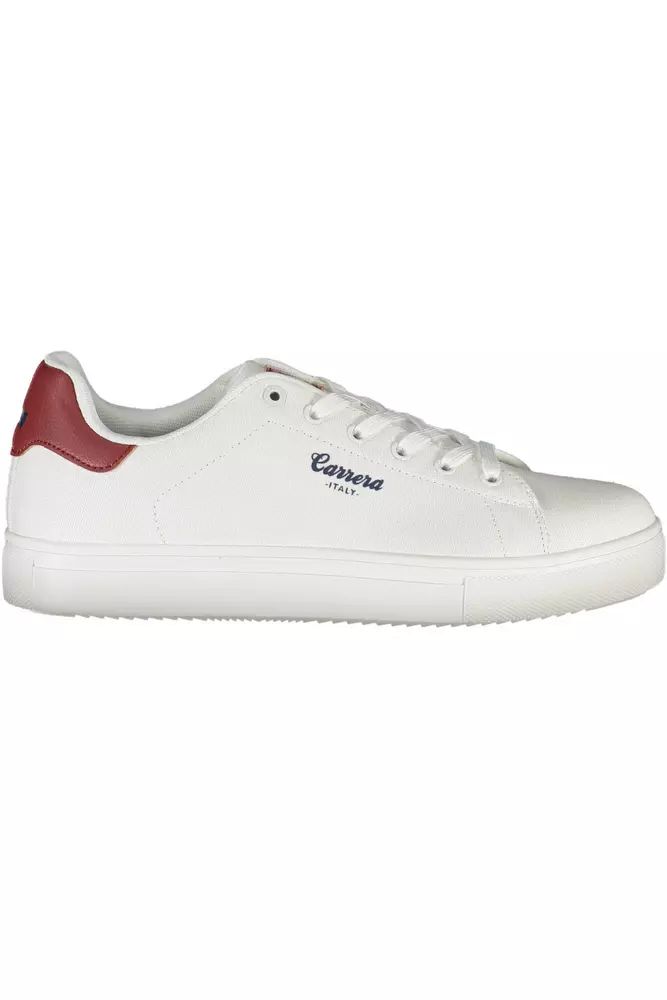 Carrera White Polyester Sneaker - DEA STILOSA MILANO