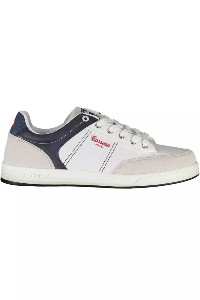 Carrera White Polyester Sneaker - DEA STILOSA MILANO
