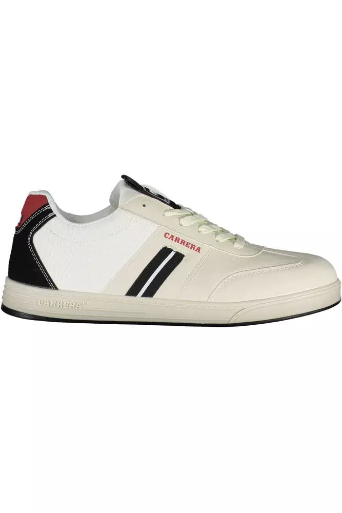 Carrera White Polyester Sneaker - DEA STILOSA MILANO