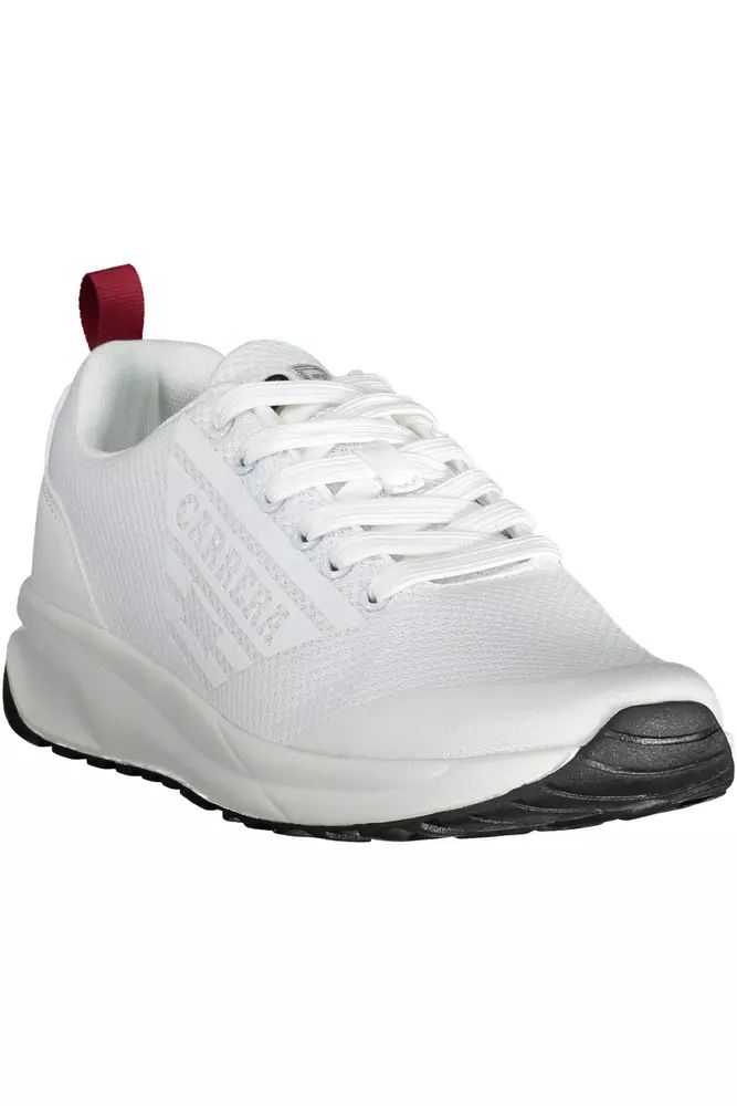 Carrera White Polyester Sneaker - DEA STILOSA MILANO