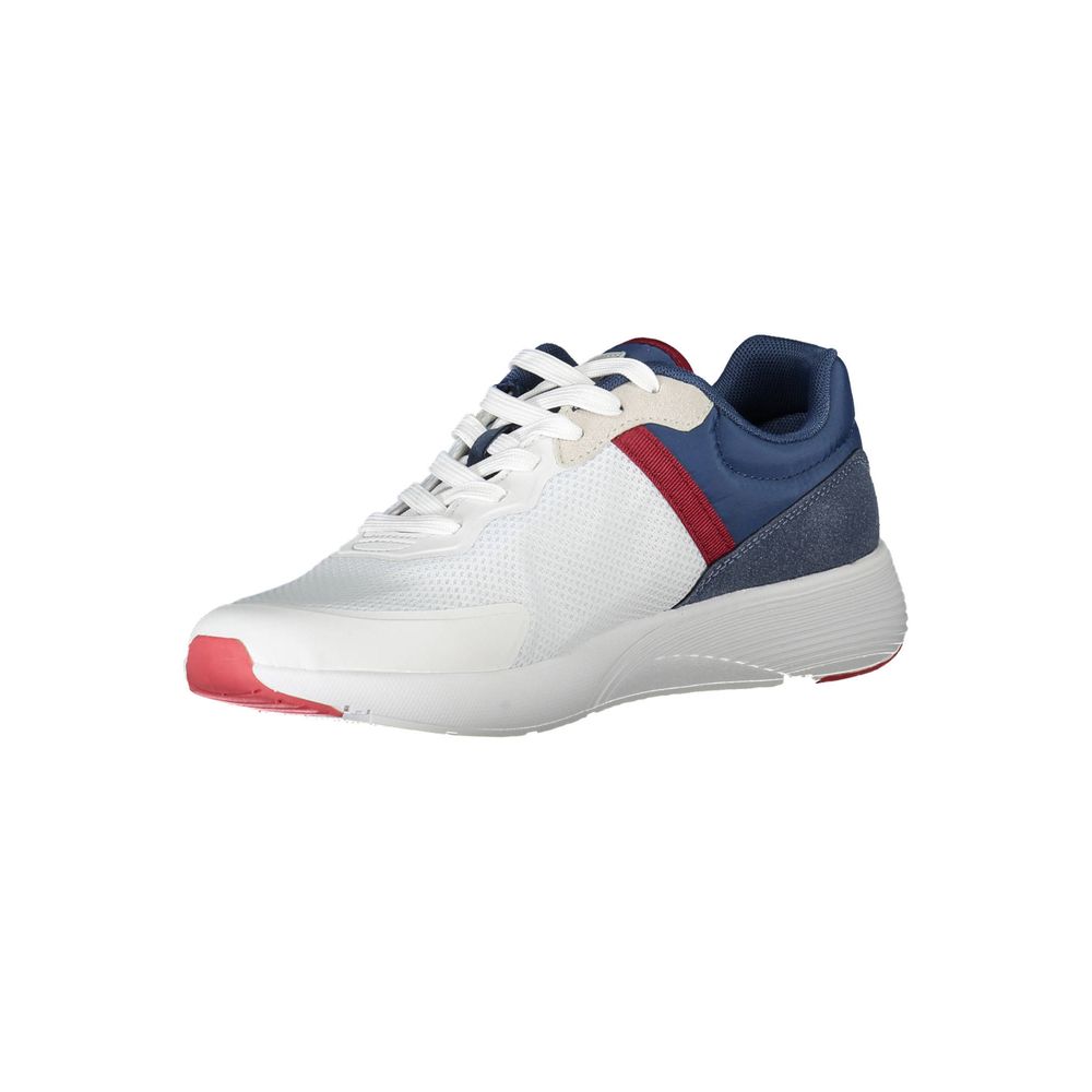 Carrera White Polyester Sneaker - DEA STILOSA MILANO