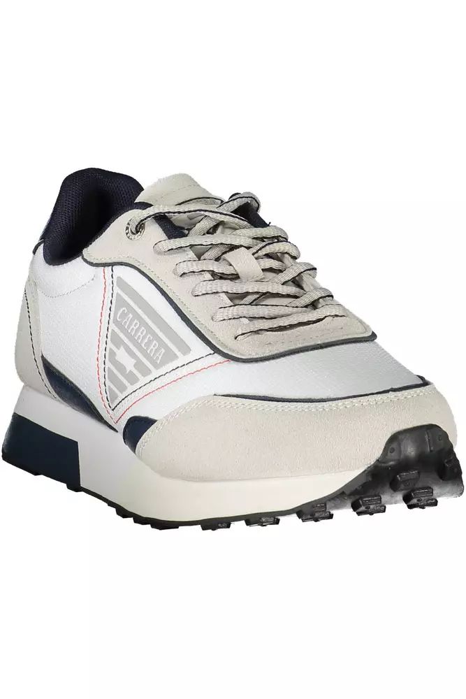 Carrera White Polyester Sneaker - DEA STILOSA MILANO