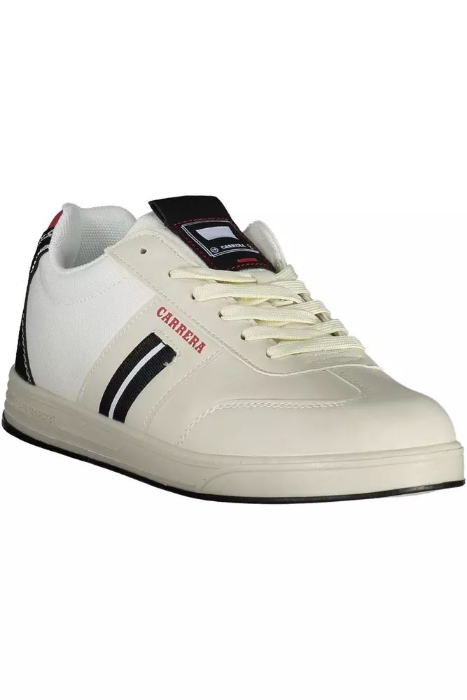 Carrera White Polyester Sneaker - DEA STILOSA MILANO