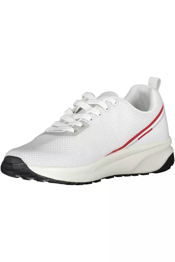 Carrera White Polyester Sneaker - DEA STILOSA MILANO