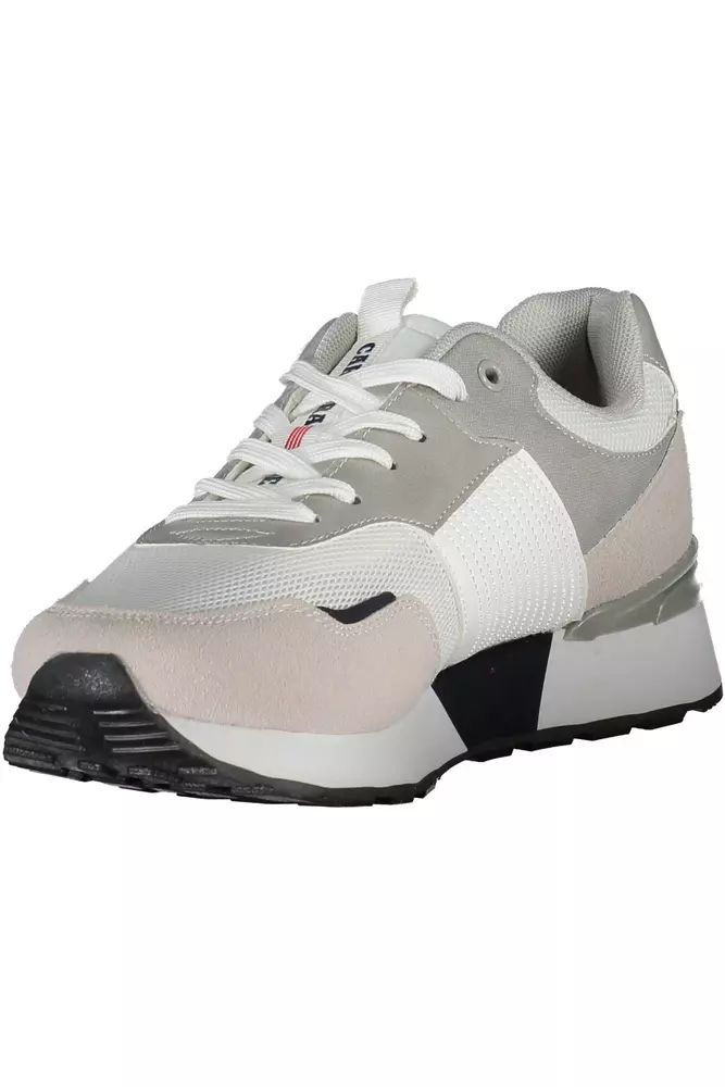 Carrera White Polyester Sneaker - DEA STILOSA MILANO