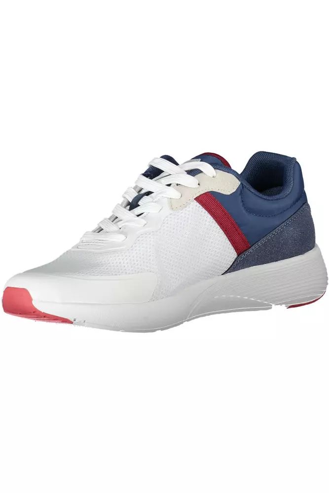 Carrera White Polyester Sneaker - DEA STILOSA MILANO