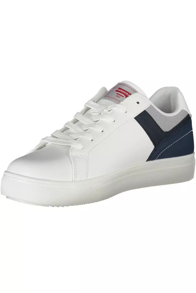 Carrera White Polyester Sneaker - DEA STILOSA MILANO