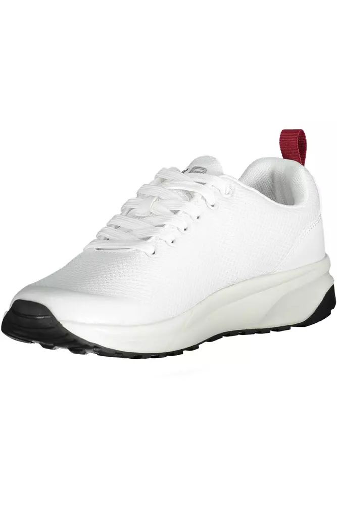 Carrera White Polyester Sneaker - DEA STILOSA MILANO