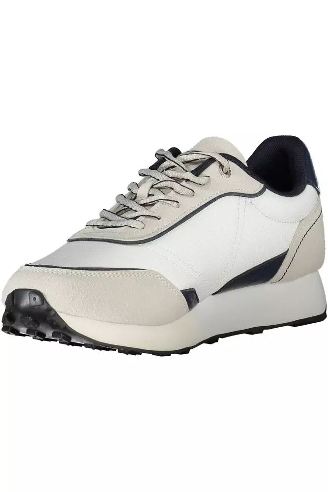Carrera White Polyester Sneaker - DEA STILOSA MILANO