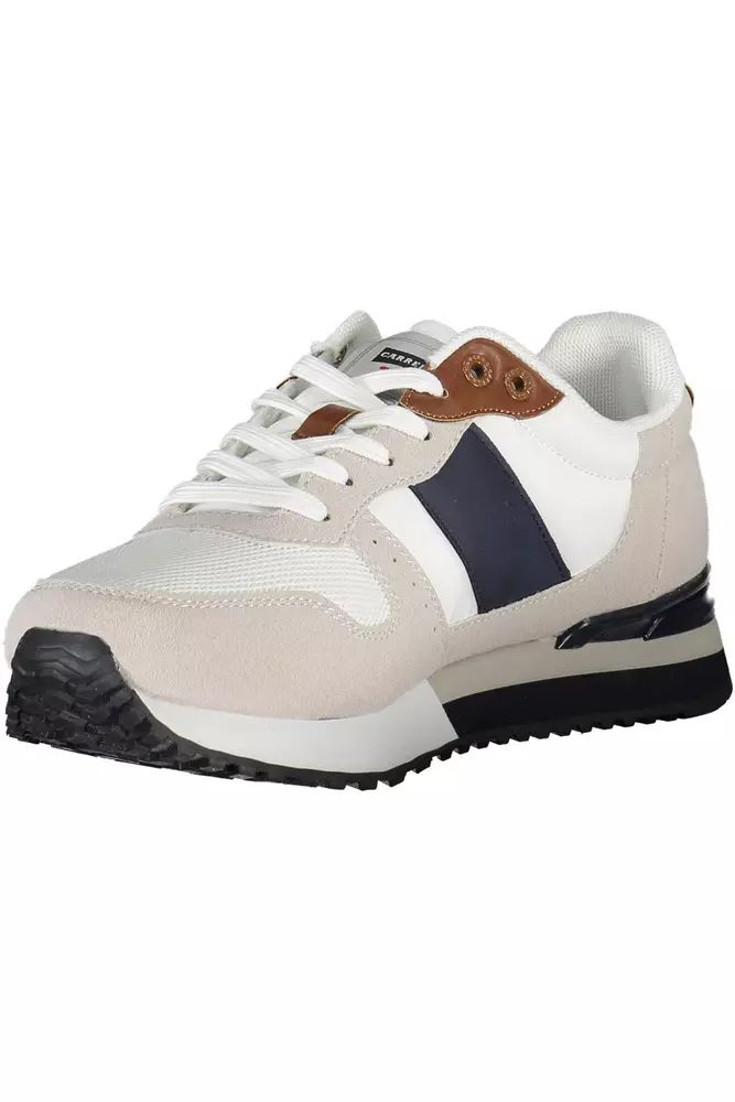 Carrera White Polyester Sneaker - DEA STILOSA MILANO