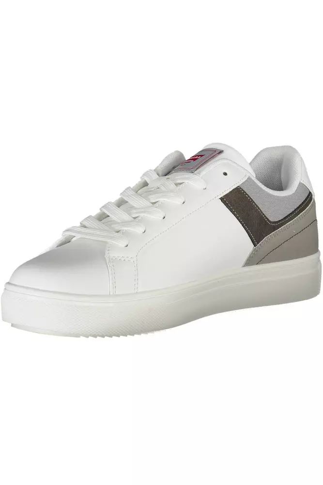 Carrera White Polyester Sneaker - DEA STILOSA MILANO