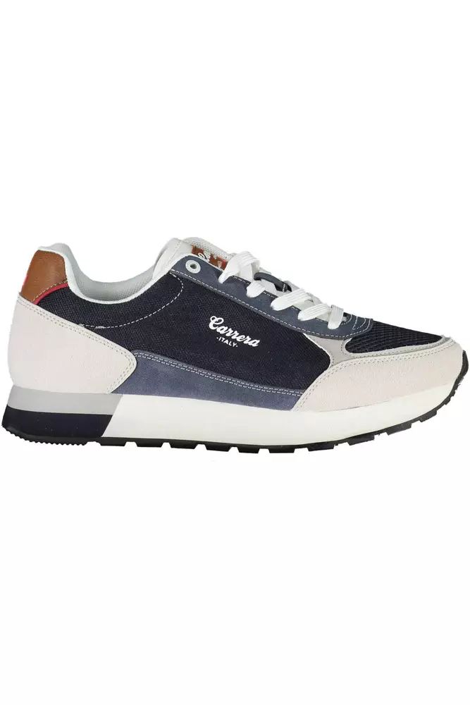 Carrera Blue Polyester Sneaker - DEA STILOSA MILANO