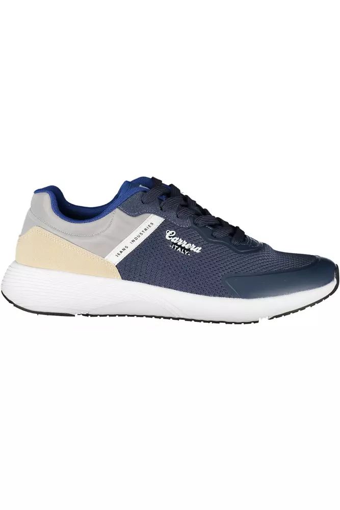 Carrera Blue Polyester Sneaker - DEA STILOSA MILANO