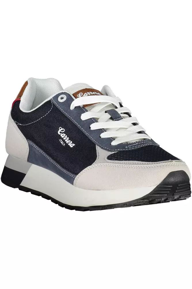 Carrera Blue Polyester Sneaker - DEA STILOSA MILANO