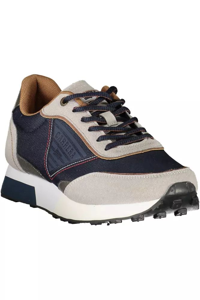 Carrera Blue Polyester Sneaker - DEA STILOSA MILANO