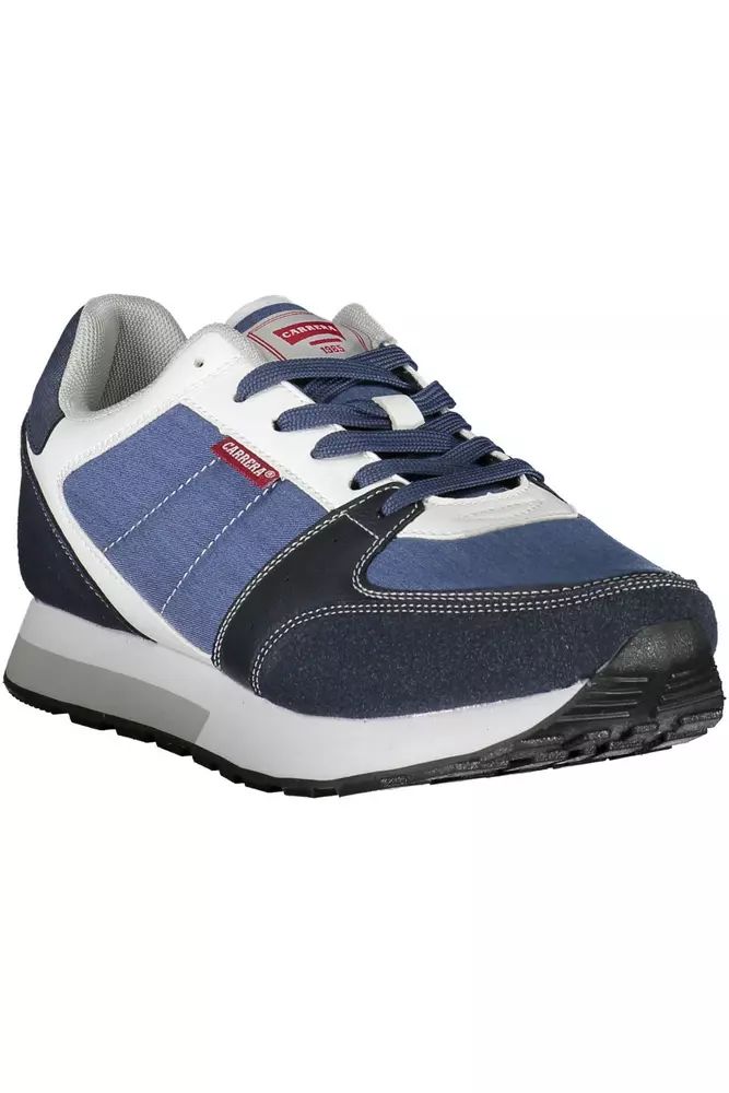 Carrera Blue Polyester Sneaker - DEA STILOSA MILANO