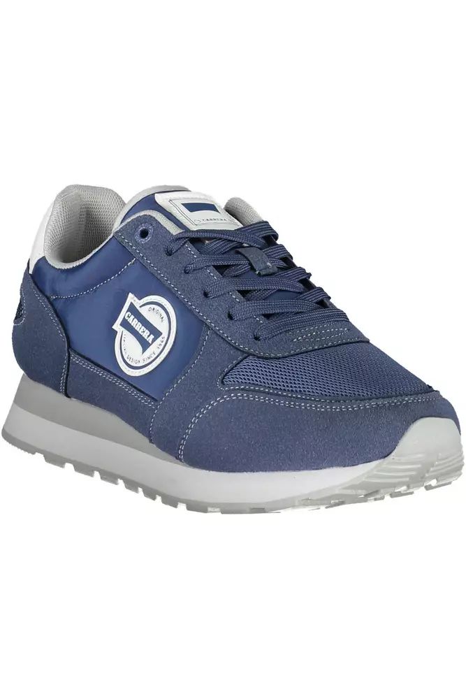 Carrera Sleek Blue Sneakers with Eco-Leather Detailing - DEA STILOSA MILANO
