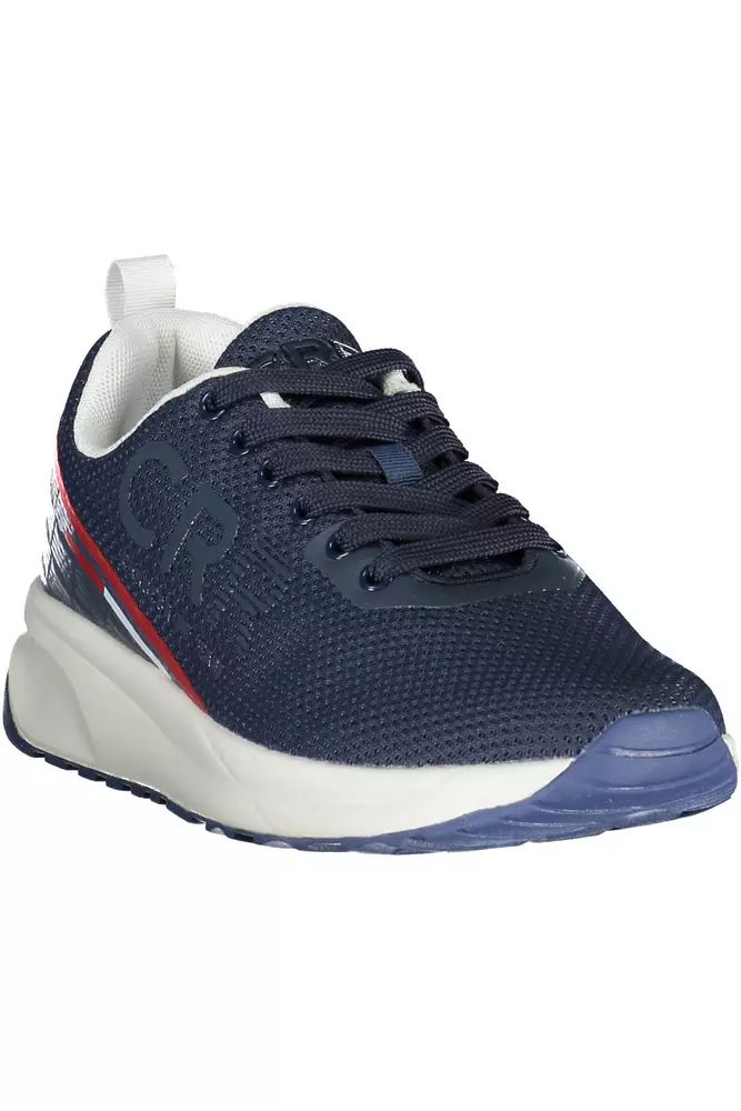 Carrera Blue Polyester Sneaker - DEA STILOSA MILANO