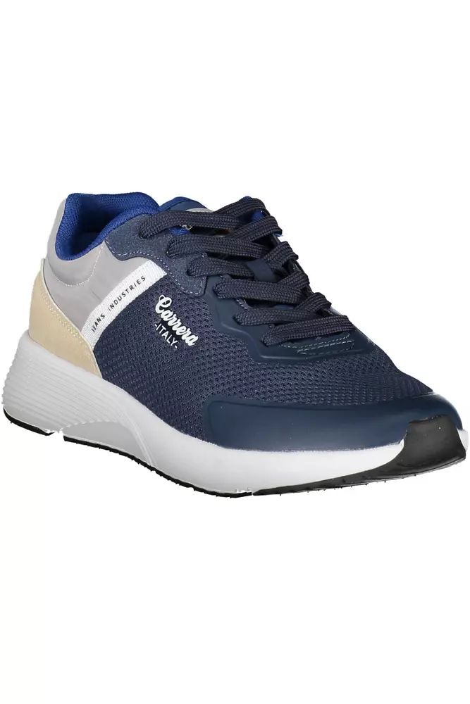 Carrera Blue Polyester Sneaker - DEA STILOSA MILANO