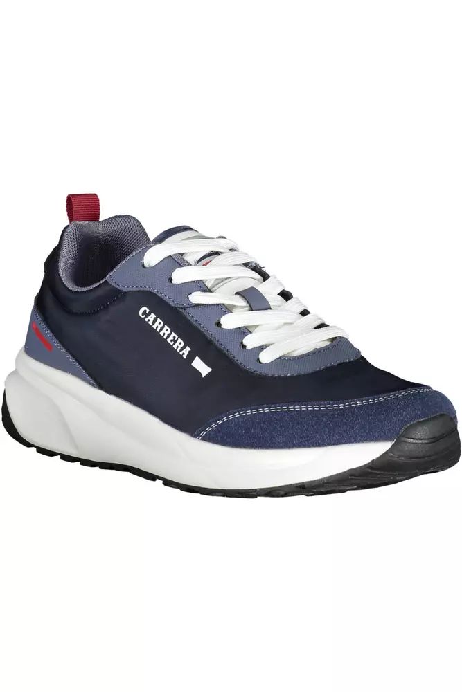 Carrera Blue Polyester Sneaker - DEA STILOSA MILANO