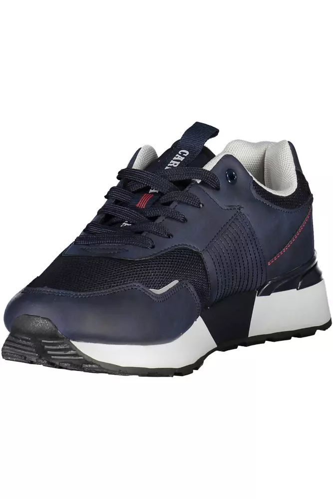 Carrera Blue Polyester Sneaker - DEA STILOSA MILANO