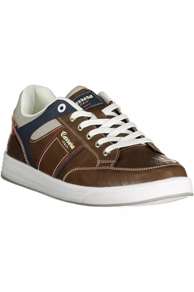 Carrera Brown Polyester Sneaker - DEA STILOSA MILANO