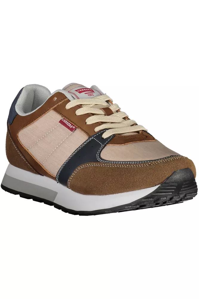Carrera Brown Polyester Sneaker - DEA STILOSA MILANO