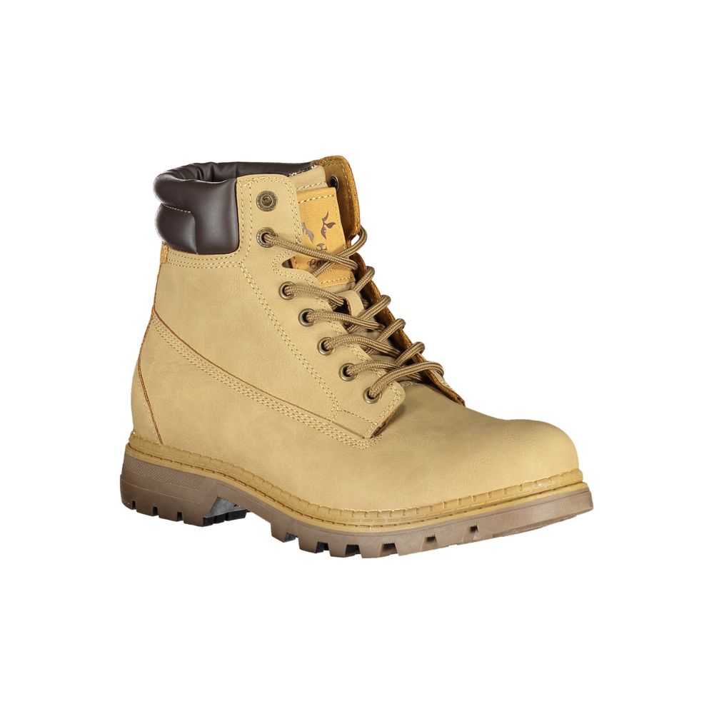 Carrera Beige Polyester Boot - DEA STILOSA MILANO
