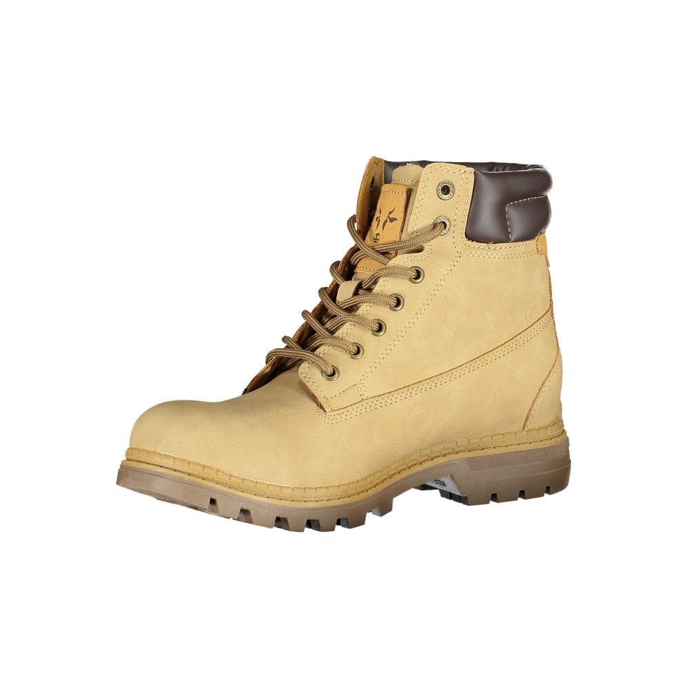 Carrera Beige Polyester Boot - DEA STILOSA MILANO