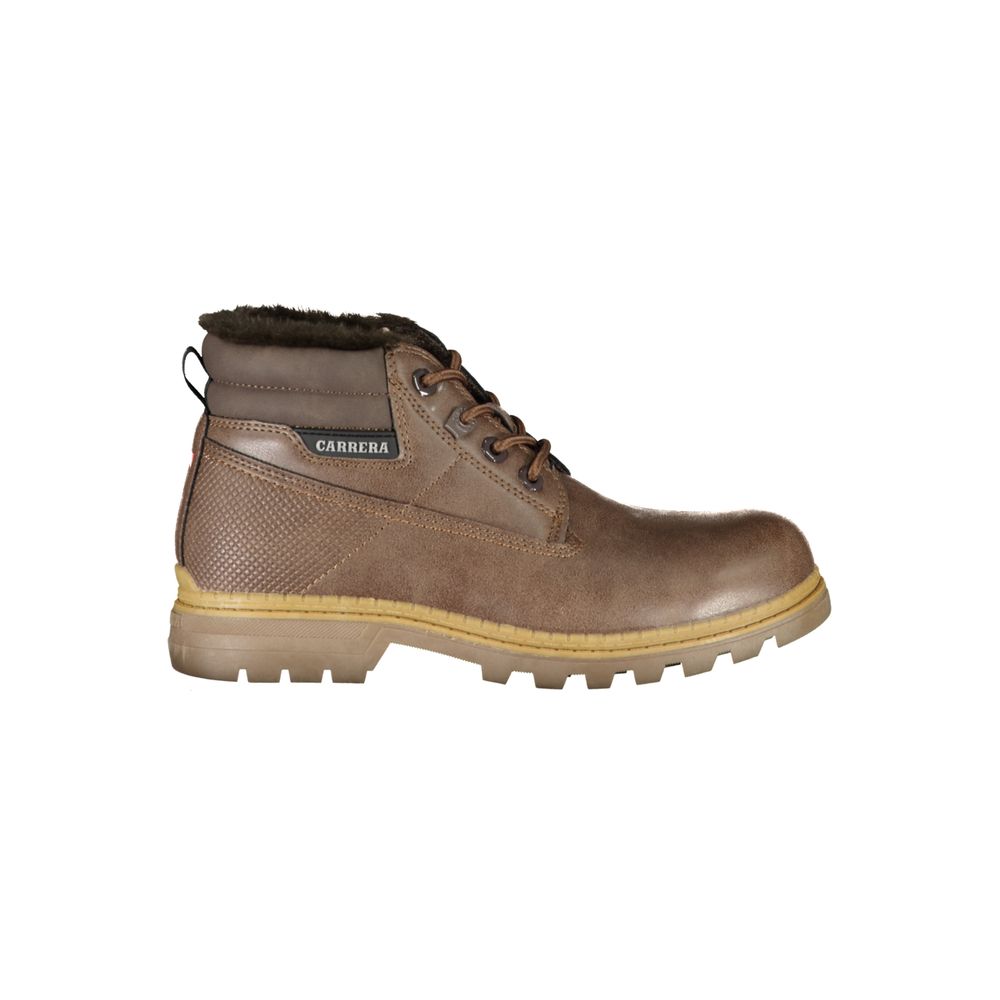 Carrera Brown Polyester Boot - DEA STILOSA MILANO